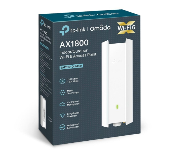 TP-Link EAP610-Outdoor (802.11b/g/n/ac/ax 1800Mb/s) PoE - 748222 - zdjęcie 5